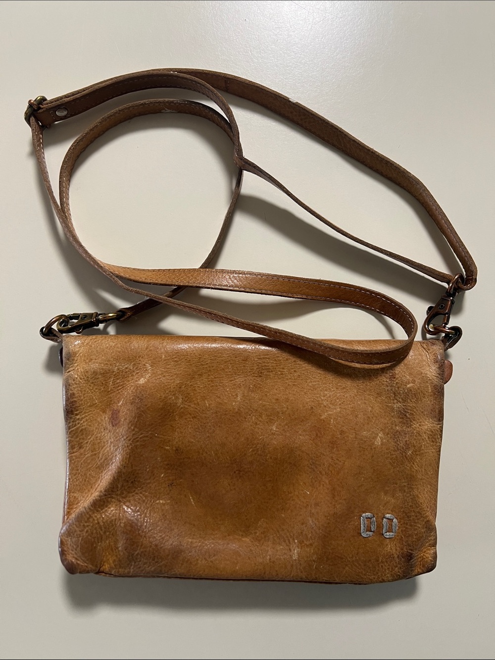 Bed Stu Cadence Brown Leather Crossbody Bag